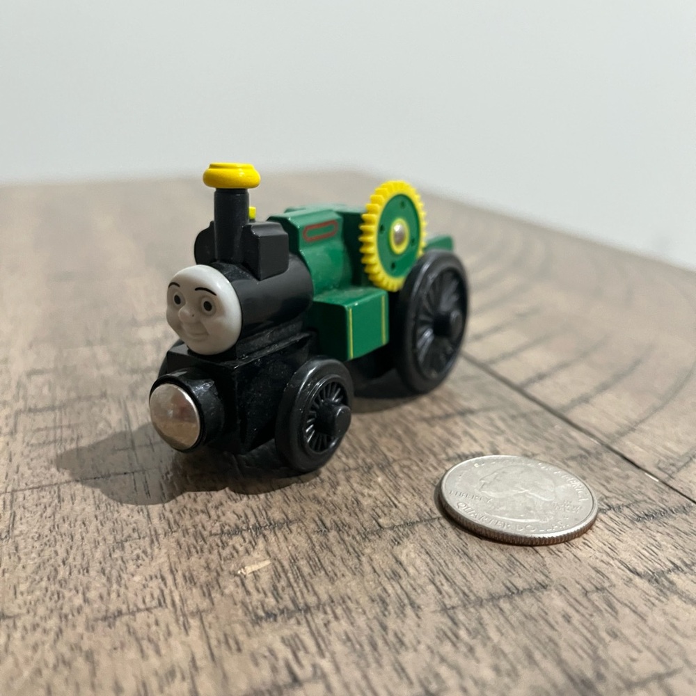 Thomas & Friends TREVOR Traction Engine Learning Curve Wooden Railway GREAT RARE